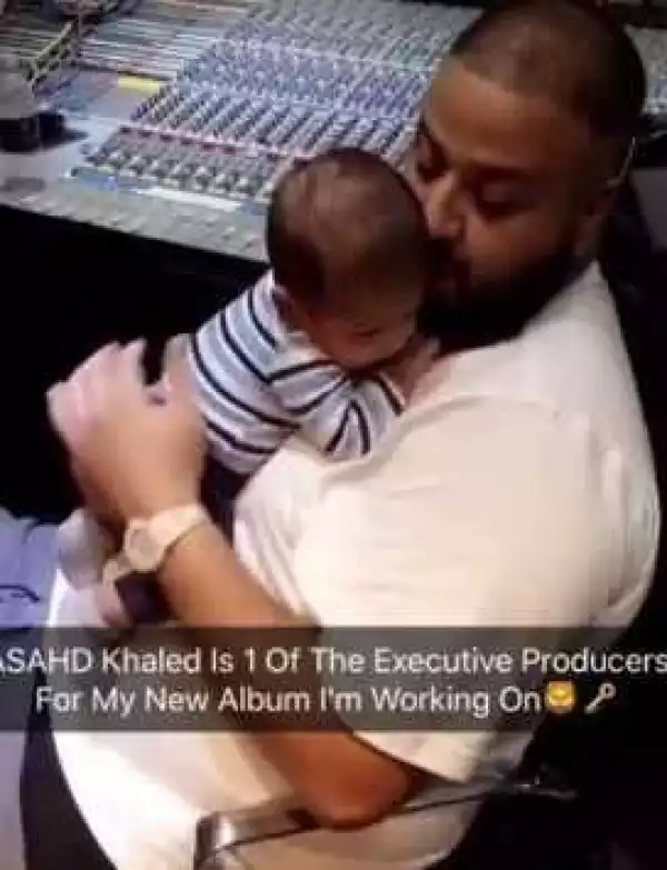 DJ Khaled shares cute photo with his son